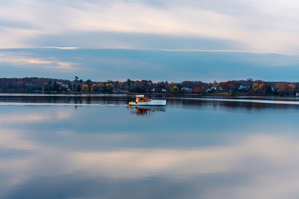 Lake Minnetonka in the western suburbs of Minneapolis.